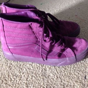 Vans Sk8 Hi Burgandy men's sz 9 women's 10.5